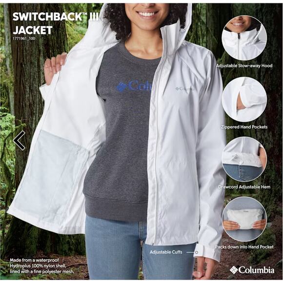 Columbia Women's Switchback Jacket Like New Size Large - Picture 2 of 8